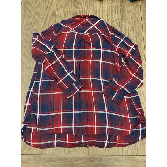 Isabel Maternity Plaid Button Down Shirt Size M - Picture 4 of 4